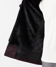 MKUAX11272 MK MICHEL KLEIN HOMME(MKミッシェルクランオム) 2WAYスタンドコート / TEC EASY JERSY パープル(77)