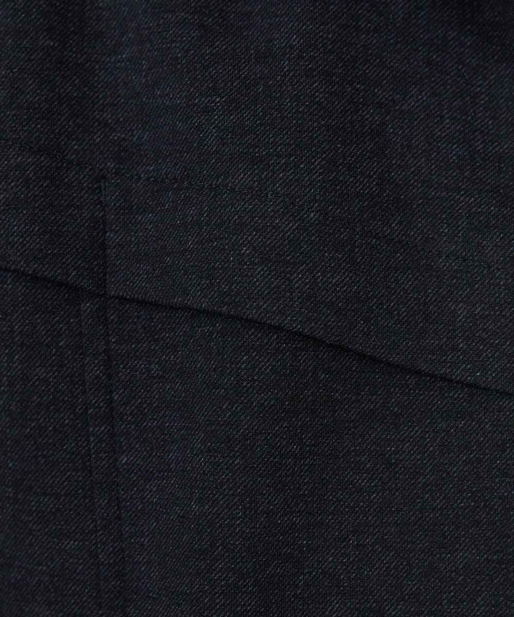 MKUAX11272 MK MICHEL KLEIN HOMME(MKミッシェルクランオム) 2WAYスタンドコート / TEC EASY JERSY ブラック(94)