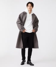 MKUAX33220 MK MICHEL KLEIN HOMME(MKミッシェルクランオム) BIGシルエットダブルコート  ブラウン(86)