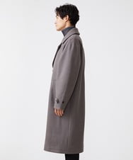 MKUAX33220 MK MICHEL KLEIN HOMME(MKミッシェルクランオム) BIGシルエットダブルコート  ブラウン(86)
