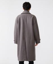 MKUAX33220 MK MICHEL KLEIN HOMME(MKミッシェルクランオム) BIGシルエットダブルコート  ブラウン(86)