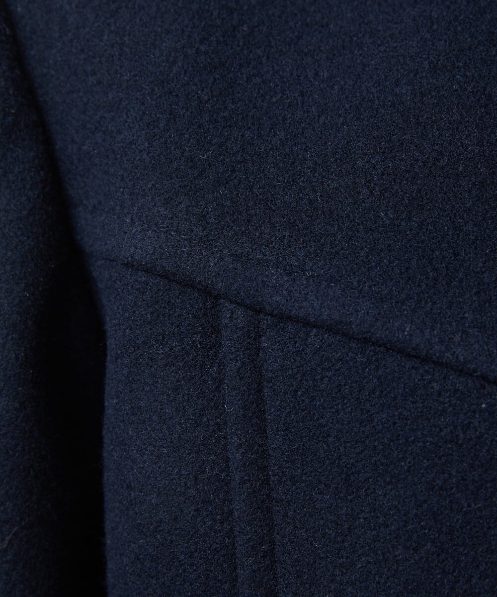 MKUCA50272 MK MICHEL KLEIN HOMME(MKミッシェルクランオム) ベーシックコート / TEC SILKY MELTON ネイビー
