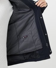 MKUCA71500 MK MICHEL KLEIN HOMME(MKミッシェルクランオム) 【ダウン混ライナー付き】3WAYフードコート / ラナテックボンディングカルゼ ネイビー