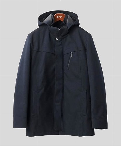 MKUCA71500 MK MICHEL KLEIN HOMME 【防寒アウター/ビジネス対応／ダウン入りライナー付き】3WAYフード付きコート 