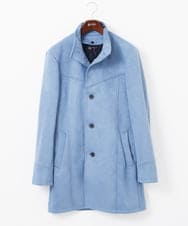 MKUDA61272 MK MICHEL KLEIN HOMME(MKミッシェルクランオム) 【ライナー付き】スプリングコート/ポンチスエード ライトブルー