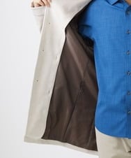 MKUDA61272 MK MICHEL KLEIN HOMME(MKミッシェルクランオム) 【ライナー付き】スプリングコート/ポンチスエード アイボリー