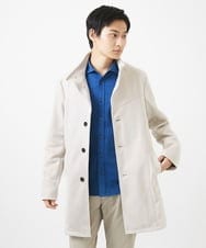 MKUDA61272 MK MICHEL KLEIN HOMME(MKミッシェルクランオム) 【ライナー付き】スプリングコート/ポンチスエード アイボリー