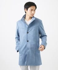 MKUDA61272 MK MICHEL KLEIN HOMME(MKミッシェルクランオム) 【ライナー付き】スプリングコート/ポンチスエード アイボリー