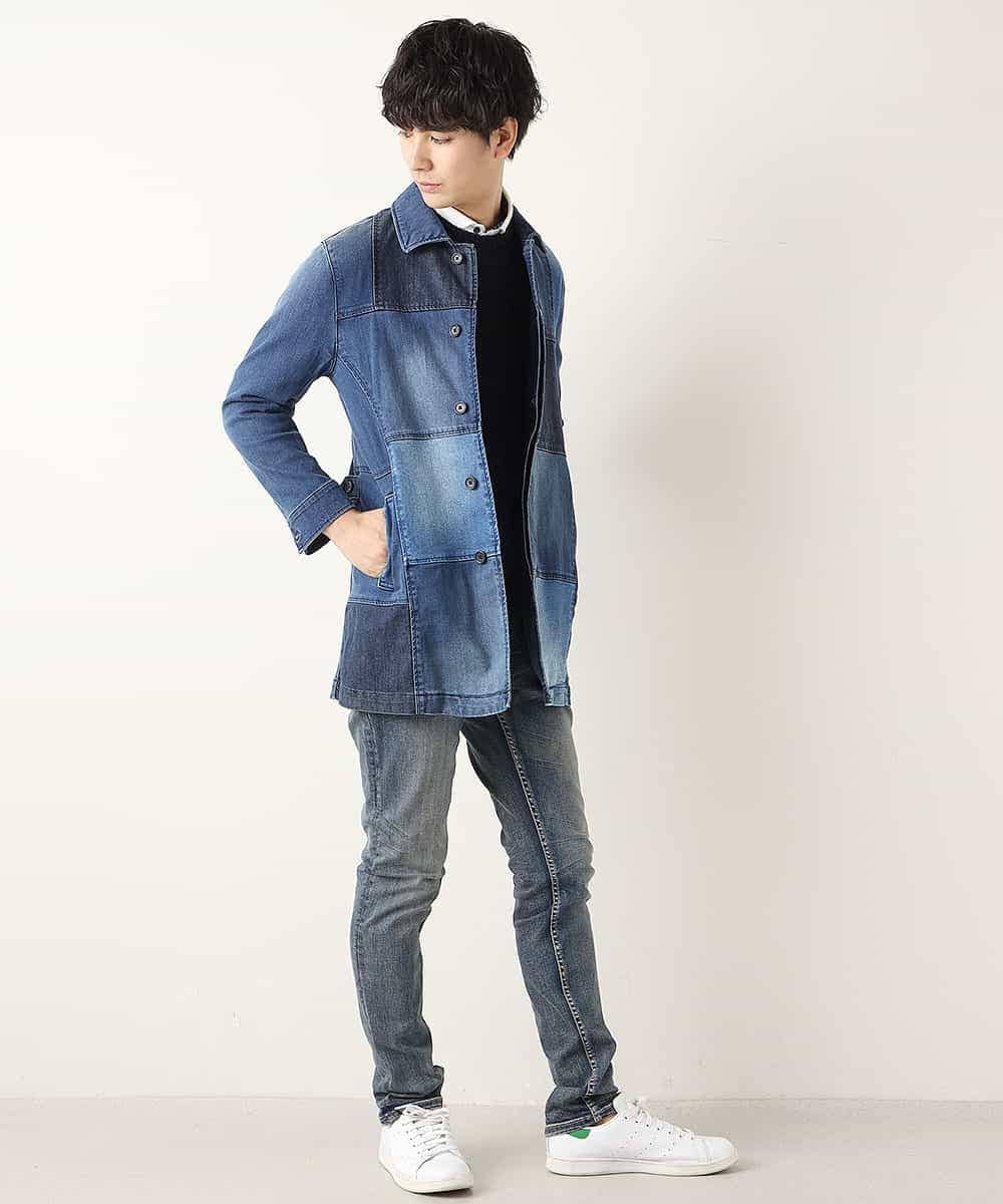 MKUDC42250 MK MICHEL KLEIN HOMME(MKミッシェルクランオム) コート／ストレッチデニム ブルー