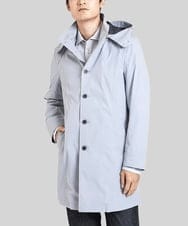 MKUDV50190 MK MICHEL KLEIN HOMME(MKミッシェルクランオム) 【残りわずか/在庫限り】2WAY軽量コート ライトグレー(91)