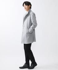 MKUDV51290 MK MICHEL KLEIN HOMME(MKミッシェルクランオム) ストレッチスタンドコート ライトグレー(91)