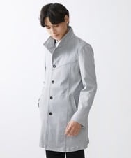 MKUDV51290 MK MICHEL KLEIN HOMME(MKミッシェルクランオム) ストレッチスタンドコート ライトグレー(91)