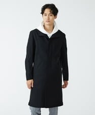 MKUJS55190 MK MICHEL KLEIN HOMME(MKミッシェルクランオム) ロングスタンドコート / RNドビーストレッチ ブラック(94)