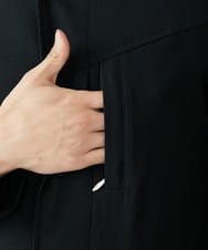 MKUJS55190 MK MICHEL KLEIN HOMME(MKミッシェルクランオム) ロングスタンドコート / RNドビーストレッチ ブラック(94)