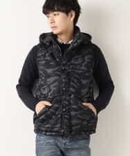 MKVKC31095 MK MICHEL KLEIN HOMME(MKミッシェルクランオム) 中綿ベスト／ニットフリース ゴールド