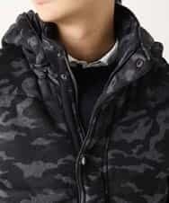 MKVKC31095 MK MICHEL KLEIN HOMME(MKミッシェルクランオム) 中綿ベスト／ニットフリース ゴールド