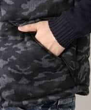 MKVKC31095 MK MICHEL KLEIN HOMME(MKミッシェルクランオム) 中綿ベスト／ニットフリース ゴールド