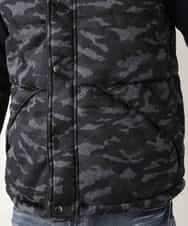 MKVKC31095 MK MICHEL KLEIN HOMME(MKミッシェルクランオム) 中綿ベスト／ニットフリース ゴールド