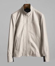 MKWAX01360 MK MICHEL KLEIN HOMME(MKミッシェルクランオム) LEATHER BLOUSON アイボリー(80)