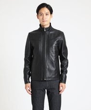 MKWAX01360 MK MICHEL KLEIN HOMME(MKミッシェルクランオム) LEATHER BLOUSON ブラック(94)