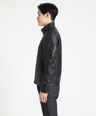 MKWAX01360 MK MICHEL KLEIN HOMME(MKミッシェルクランオム) LEATHER BLOUSON ブラック(94)