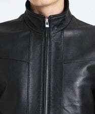 MKWAX01360 MK MICHEL KLEIN HOMME(MKミッシェルクランオム) LEATHER BLOUSON ブラック(94)