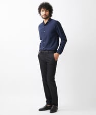 MNBAA26250 MICHEL KLEIN HOMME(ミッシェルクラン オム) チェック柄長袖シャツ ネイビー