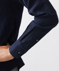 MNBAA26250 MICHEL KLEIN HOMME(ミッシェルクラン オム) チェック柄長袖シャツ ネイビー