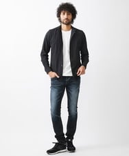 MNBAA26250 MICHEL KLEIN HOMME(ミッシェルクラン オム) チェック柄長袖シャツ ブラック