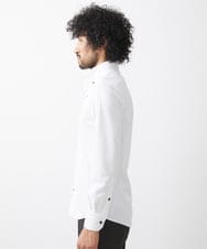 MNBAA54200 MICHEL KLEIN HOMME(ミッシェルクラン オム) 《日本製》イージーケアーボタンダウン長袖シャツ ホワイト
