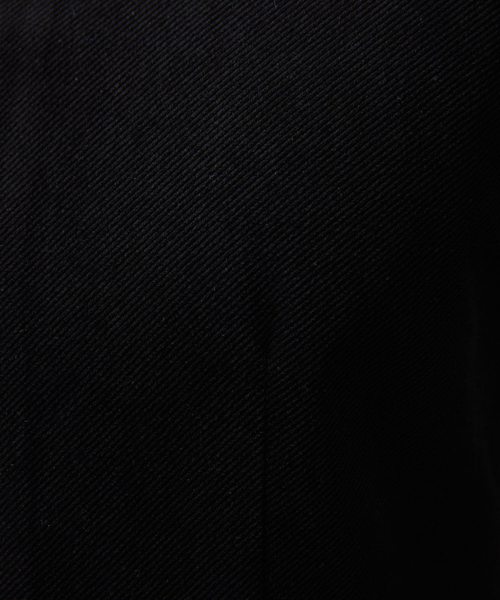 MNBAA56230 MICHEL KLEIN HOMME(ミッシェルクラン オム) トリコットベロア長袖シャツ セットアップ ブラック