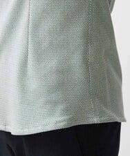 MNBAA57210 MICHEL KLEIN HOMME(ミッシェルクラン オム) 《日本製》ラッセルジャージ長袖シャツ グリーン