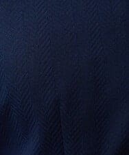 MNBAA70210 MICHEL KLEIN HOMME(ミッシェルクラン オム) 《日本製》ヘリンボン柄長袖シャツ ネイビー