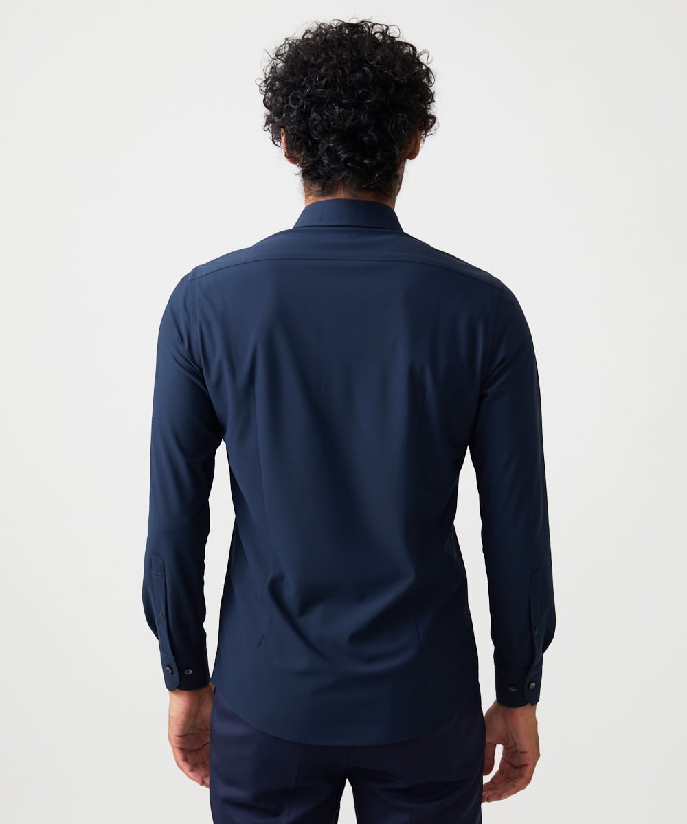MNBAD02230 MICHEL KLEIN HOMME(ミッシェルクラン オム) 長袖シャツ ネイビー