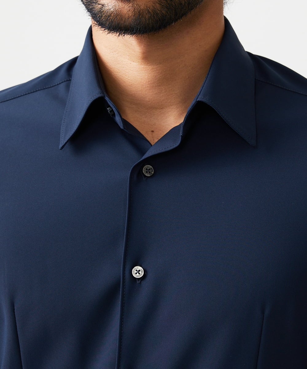 MNBAD02230 MICHEL KLEIN HOMME(ミッシェルクラン オム) 長袖シャツ ネイビー