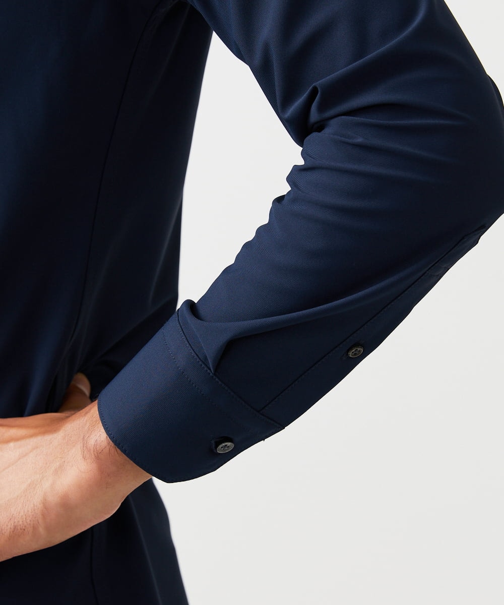 MNBAD02230 MICHEL KLEIN HOMME(ミッシェルクラン オム) 長袖シャツ ネイビー