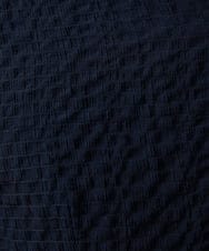 MNBAD26250 MICHEL KLEIN HOMME(ミッシェルクラン オム) シアーサッカー調長袖シャツ ネイビー