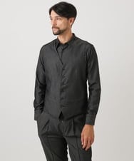 MNBAD50270 MICHEL KLEIN HOMME(ミッシェルクラン オム) 【セットアップ】デニム調長袖シャツ ブラック