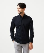 MNBAD54200 MICHEL KLEIN HOMME(ミッシェルクラン オム) 《日本製》ボタンダウン長袖シャツ ブラック