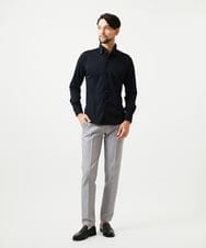 MNBAD54200 MICHEL KLEIN HOMME(ミッシェルクラン オム) 《日本製》ボタンダウン長袖シャツ ブラック