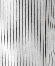 MNBAF55210 MICHEL KLEIN HOMME(ミッシェルクラン オム) 《日本製》ストライプ柄ジャージ長袖シャツ ホワイト