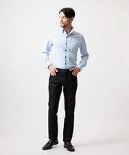 MNBAI03200 MICHEL KLEIN HOMME(ミッシェルクラン オム) 《日本製》ボタンダウン長袖シャツ ライトブルー