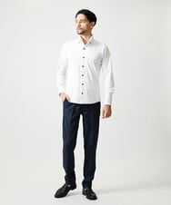 MNBAI03200 MICHEL KLEIN HOMME(ミッシェルクラン オム) 《日本製》ボタンダウン長袖シャツ ホワイト