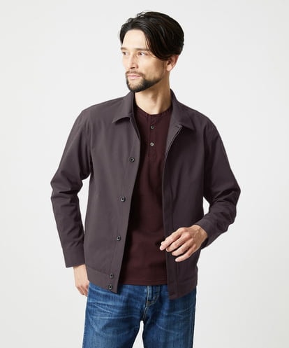 MNBAI70270 MICHEL KLEIN HOMME 2WAYストレッチシャツブルゾン