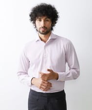 MNBAV10190 MICHEL KLEIN HOMME(ミッシェルクラン オム) 【2023年秋モデル】《日本製》ストレッチラッセルシャツ ラベンダー(60)