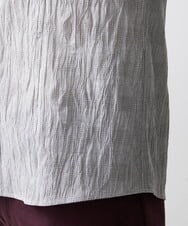 MNBAV26250 MICHEL KLEIN HOMME(ミッシェルクラン オム) イタリアンカラーチェックシャツ ライトグレー(91)