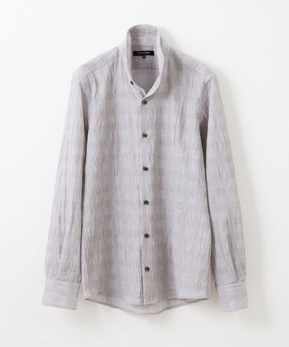 MNBAV26250 MICHEL KLEIN HOMME イタリアンカラーチェックシャツ