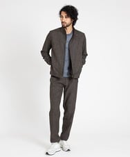 MNBAV37270 MICHEL KLEIN HOMME(ミッシェルクラン オム) ツイードシャツブルゾン ブラウン(87)