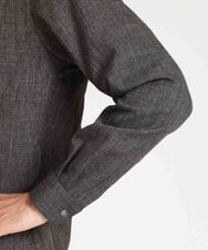 MNBAV37270 MICHEL KLEIN HOMME(ミッシェルクラン オム) ツイードシャツブルゾン ブラウン(87)