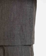 MNBAV37270 MICHEL KLEIN HOMME(ミッシェルクラン オム) ツイードシャツブルゾン ブラウン(87)